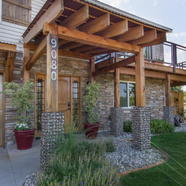 custom portico entry porch stacked stone exterior virginia beach